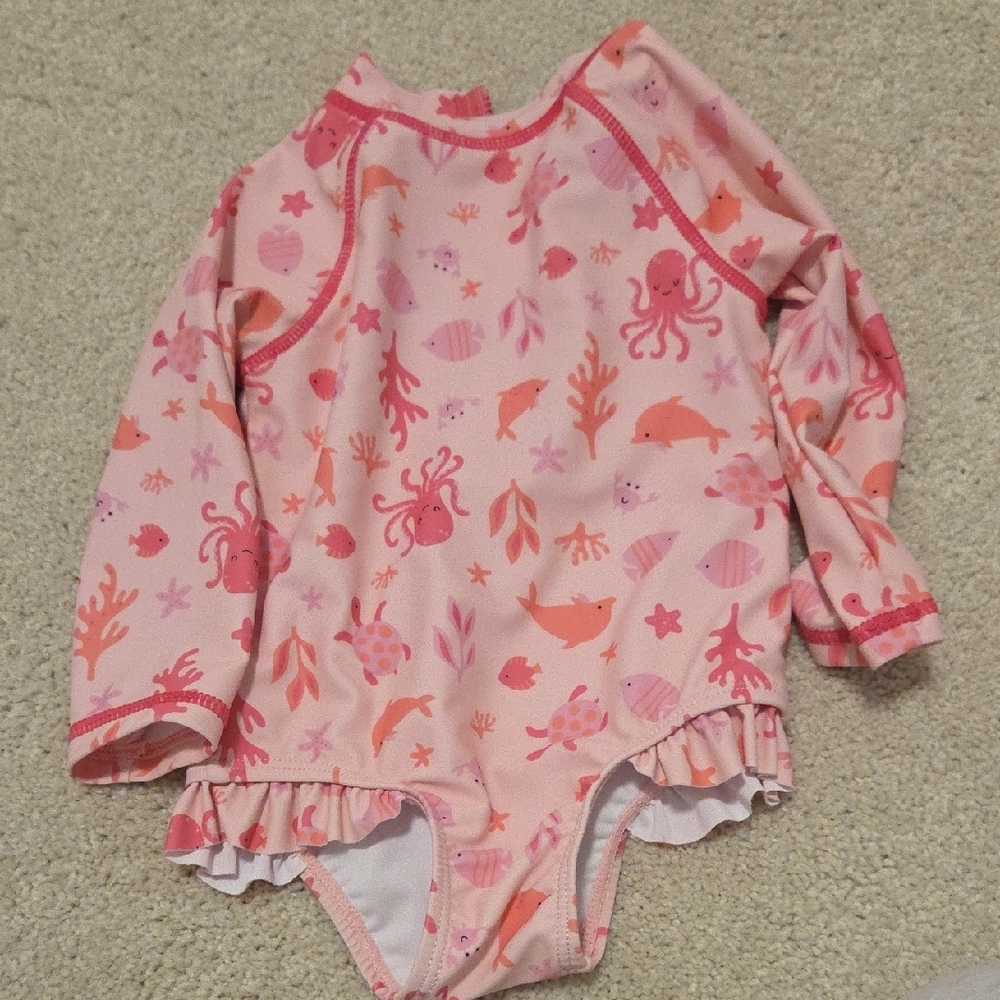 Joe Fresh Baby Rashguard Swimsuit - Picture 5 of 5